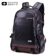 施维茨十字双肩包男士背包女韩版旅行包中学生书包商务电脑包