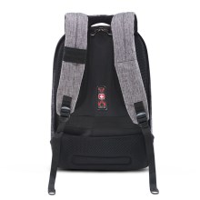 新品USB充电双肩包时尚休闲防盗背包商务笔记本电脑背包