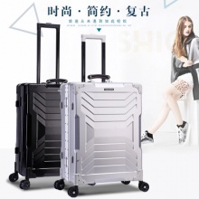 瑞士SUISSEWIN行李箱铝框万向轮拉杆箱20寸登机箱密码旅行箱24寸
